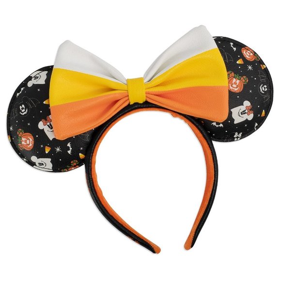 Loungefly Disney Spooky Mice Mini Backpack with Candy Corn Headband! - Picture 2 of 11